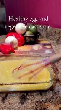 Healthy egg and vegetables casserole! #food #madprotein #cooking #recipe #egg#breakfast#vegetables
