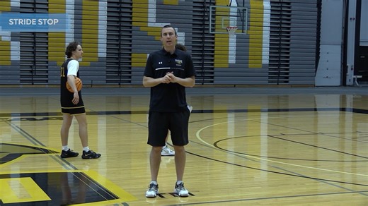 Stride Stop 101: The Secret Move That Transforms Your Paint Game During Jay Wright’s tenure, Villanova was known for their ability to play off 2 feet in the paint. It was a separator for them. But what exactly does play off 2 feet mean? It could mean a number of different things. When it comes to playing off 2, one of your best options is the stride stop. Unfortunately, it’s one of the more challenging footworks to teach. While jump stops come naturally to most players, stride stops can be diffi