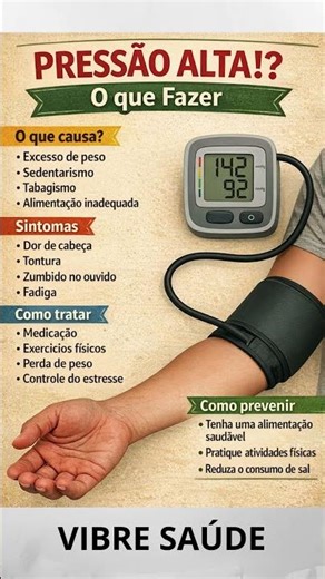 PRESSÃO ALTA!? Veja as Causas, Sintomas e Como Controlar