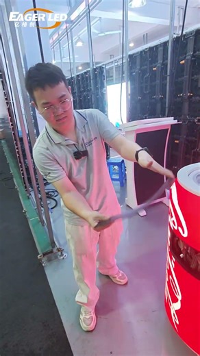 If I'm not mistaken, the hole in the middle is a refrigerator！#eagerled #leddisplay #ledscreen