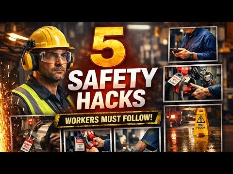 5 Safety Hacks Every Factory Worker MUST Follow ⚠️ | Avoid Accidents