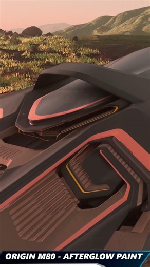 Star Citizen 4.8 | Origin M80 Livery Showcase: Afterglow Paint