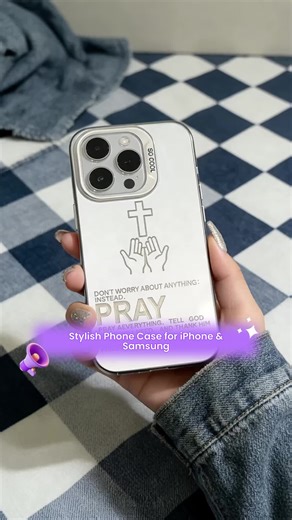 Don't Worry About Anything Stylish Phone Case | Laser Craft TPU Anti-Drop Cover | Trendy Protective Shell | Perfect Fit for iPhone 17/16/15/14/13/12/11 & Samsung Galaxy S25 S24 S23 S22 S21