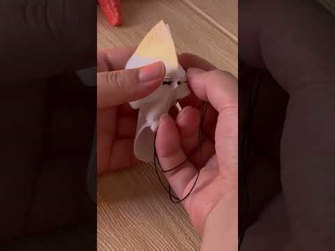 Shark finger puppet tutorial:Sewing G (teeth)