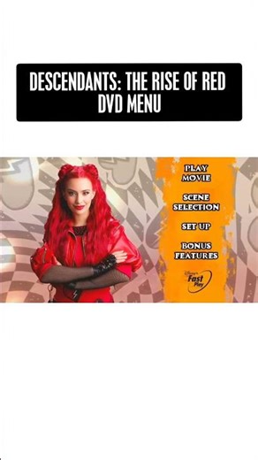 Descendants: The Rise of Red (DVD Menu) #disneyplus #dvdmenu #dcom #disney #dvd
