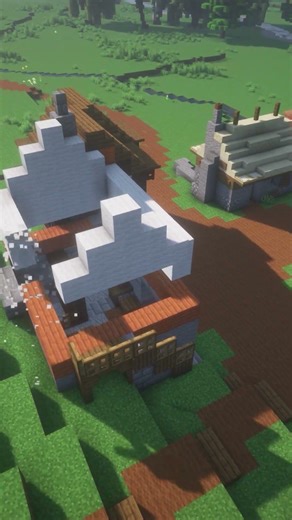 A medieval tavern in Minecraft #shorts