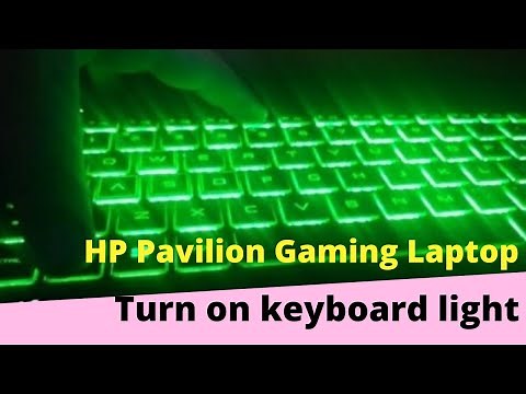 How To Turn On HP Pavilion Gaming Laptop Keyboard light