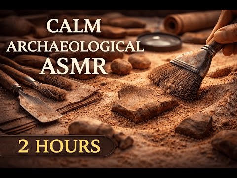 2 Hours Calm Archaeological ASMR — Soft Brushing, Tools & Ambient Layers