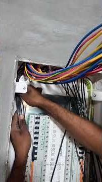 DB dressing 3PH 415V #electrician #usa