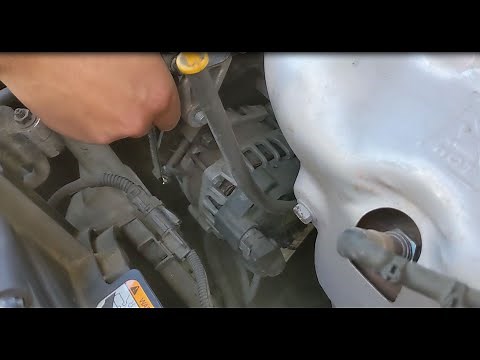 Kia Spectra & Hyundai 2008 Power Steering & Alternator Squeaking Belt Easy Fix