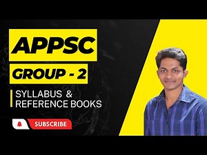 Syllabus & Reference Books for APPSC GROUP 2 in Telugu | Shivaram Classes