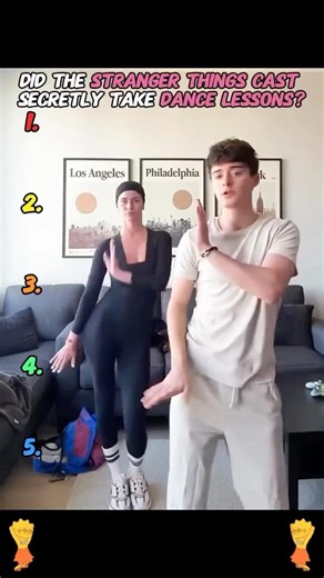 Did the Stranger Things Cast Secretly Take Dance Lessons? #strangerthings5 #MillieBobbyBrown #dance