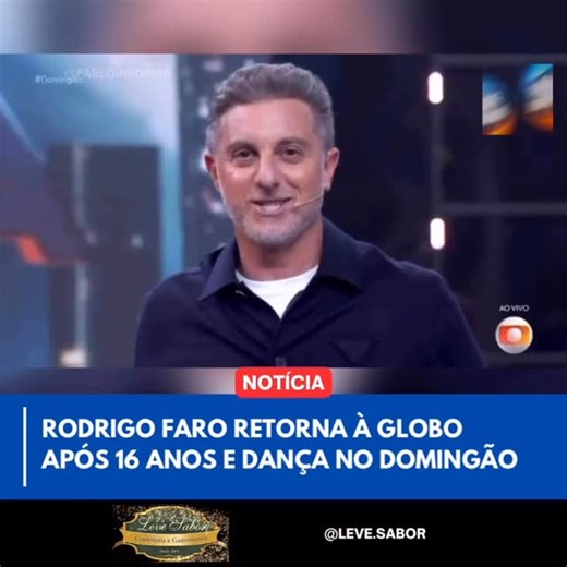 Pablo Braz on Instagram: "“Dança, gatinho, dança!” Rodrigo Faro voltou à TV Globo após 16 anos e surpreendeu ao se apresentar no Domingão. O apresentador agora integra o elenco da Dança dos Famosos 2025 e já mostrou seu gingado no palco. O momento rendeu memes e muita nostalgia nas redes sociais. E aí, gostaram da performance? (🎥: @/tvglobo) #pabloinforma #RodrigoFaro #Domingão #DançaDosFamosos #Globo"