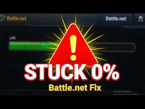 How to fix Battle net Update Stuck at 0% Games and Client