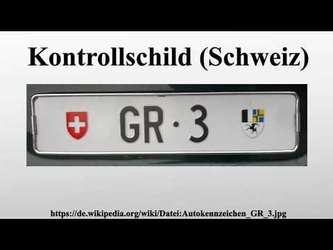 Kontrollschild (Schweiz)