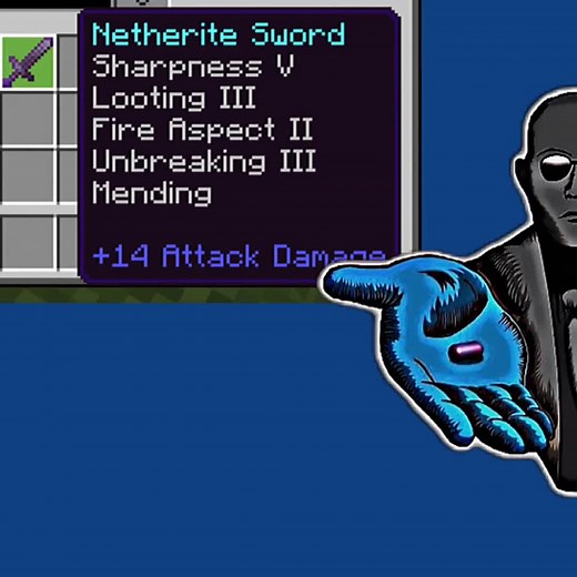 Penggunaan Enchantment Smite dalam Minecraft