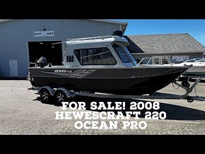 (SOLD)2008 Hewescraft 220 Ocean Pro with Suzuki 150 and 9.9