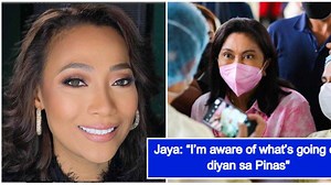 Jaya, kahit nasa Amerika, nagpakita ng suporta kay VP Leni Robredo