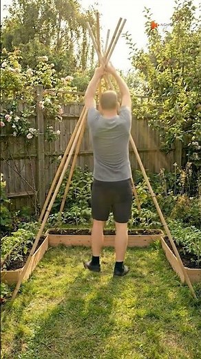 Grow tomatoes vertically with this simple setup #garden #gardeningtips #tomato
