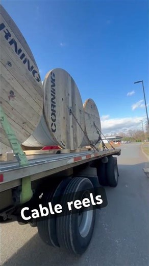 First cable reel load