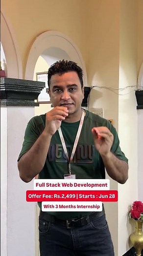 Full Stack Web Development with 3 Month Internship #codeit