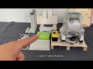 How to Unbox and set up HM-1501? (Step-by-Step)#embroiderymachine #YunFuembroiderymachine