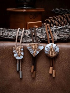 Original Bolo Tie Made From Pine Cone Natural Western Mens Bolo Tie Gift Suitable for Him/wedding Grooms or Western Cowboy Necktie - Etsy