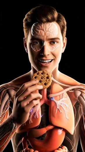 What Happens Inside Your Body After Eating Cookies? 🍪 | 3D Animation
