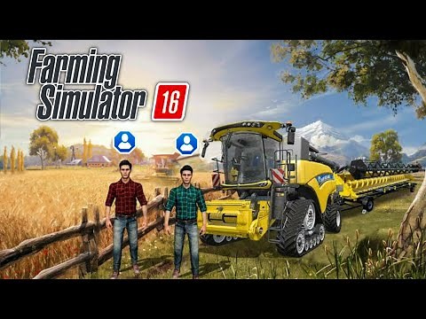 How To Play multiplayer in Fs 16 | Farming simulator 16 Multiplayer Gameplay video !