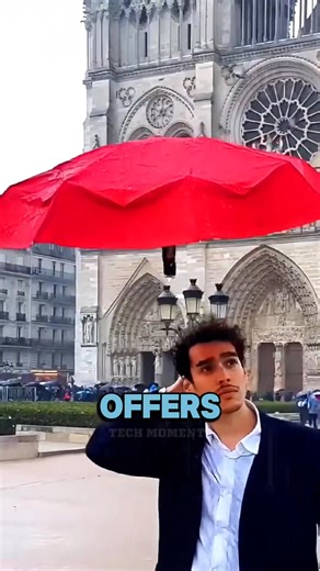 Flying Umbrella Keeps Your Hands Free Self-flying umbrella uses a dro | Monumental Moments