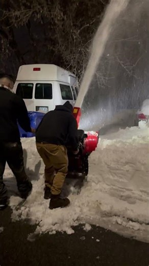 Beast Mode Snow Blower #blizzard #snow #newengland #rhodeisland