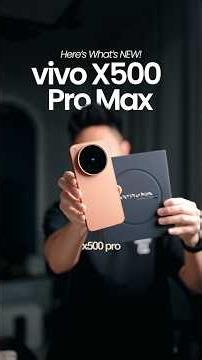 vivo X500 Pro Max: So Many NEW Features! 🤯 #vivoX500ProMax