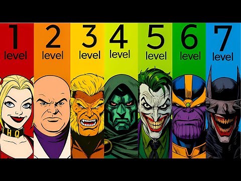 The 7 Levels Of Comic Villains