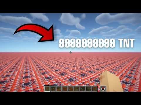 Minecraft Rainbow and Classic TNT experiment