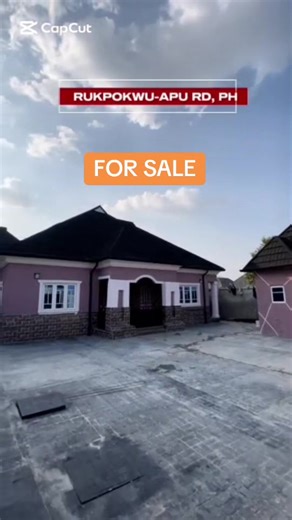Newly Built 4Bedroom Bungalow Wt. A self contained Bq for Sale Location: Off Apu road, RUKPOKWU PH. Features: All rooms en-suite Modern POP designs Healthy Environment Serene Neighborhood 3poles off the tarred road A self contain Bq Deed of conveyance Stamped increte perfect for relaxation Federal light Land size: 470sqm Price: 130m Asking For inquiries/inspection call #portharcourt #Riverstate #nigeria #fyp