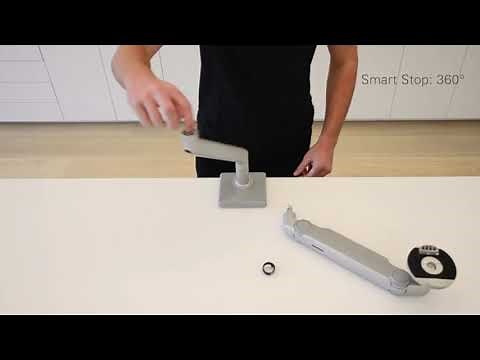 Humanscale M2 1 Adjustable Monitor Arm with Accessory Bracket - Radius Office