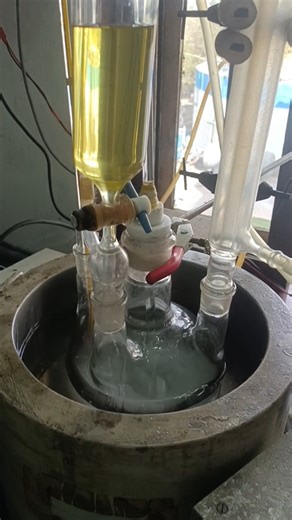 Chlorination Reaction by using Thionyl chloride...