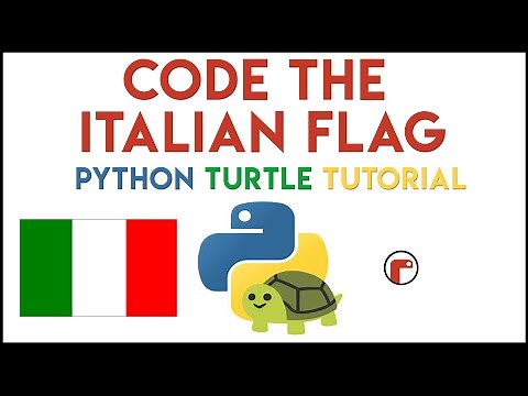 Python Turtle - Code the Italian Flag Tutorial