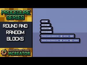 #12 Random Blocks & Rounding | MCreator Procedure Series
