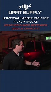Universal Ladder Rack for Pickup Trucks | Weather Guard Defender TR801-A (800 lb Capacity)
