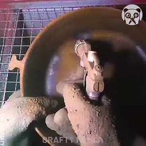 1.4M views · 10K reactions | Extreme restoration of an old & rusty iron pot Partner: AJ | Crafty School | Facebook