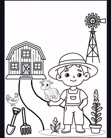 EASY TODDLER BOY Coloring Pages - Etsy