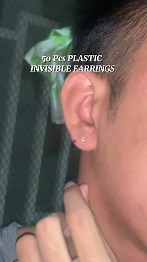 Invisible earrings #fyp #earrings #invisible