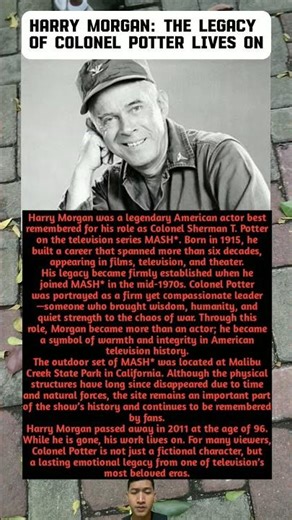Harry Morgan: The Legacy of Colonel Potter Lives On