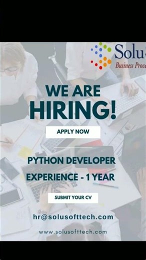 developer jobs #pythonjobs #bejobs #chennaijobs