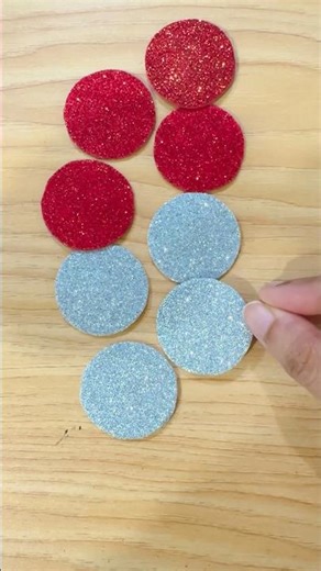 Easy and cute glitter paper craft idea | glitter paper diy | #diy #craft #decor #shorts #glitter