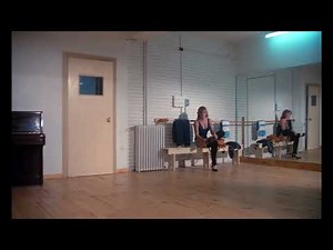 Fashion of 80s blue leotard denim jeans dance reharsal #leotard #aerobics #80sfashion