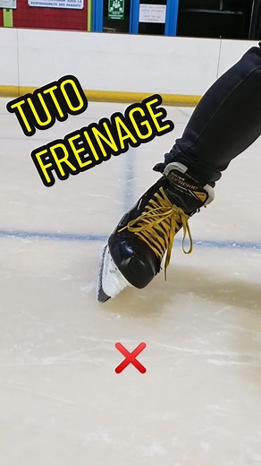 Tutoriel Freinage Débutant en Patin à Glace