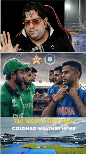 Ind Vs Pak Rain Problem 😢💔 || #t20worldcup #t20worldcup2026 #indvspak #colombonewstoday #cricket