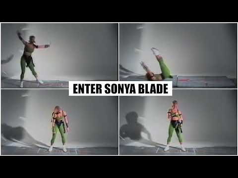 Sonya Blade Leg Grab - Mortal Kombat Behind-the-Scenes